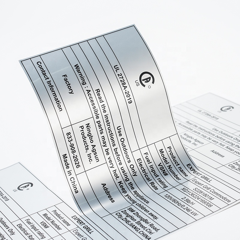 Silver Sticker