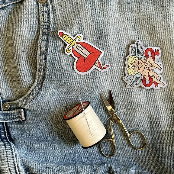 Here’s How to Sew on a Patch by Hand - HiLabels Here’s How to Sew on a Patch by Hand - HiLabels