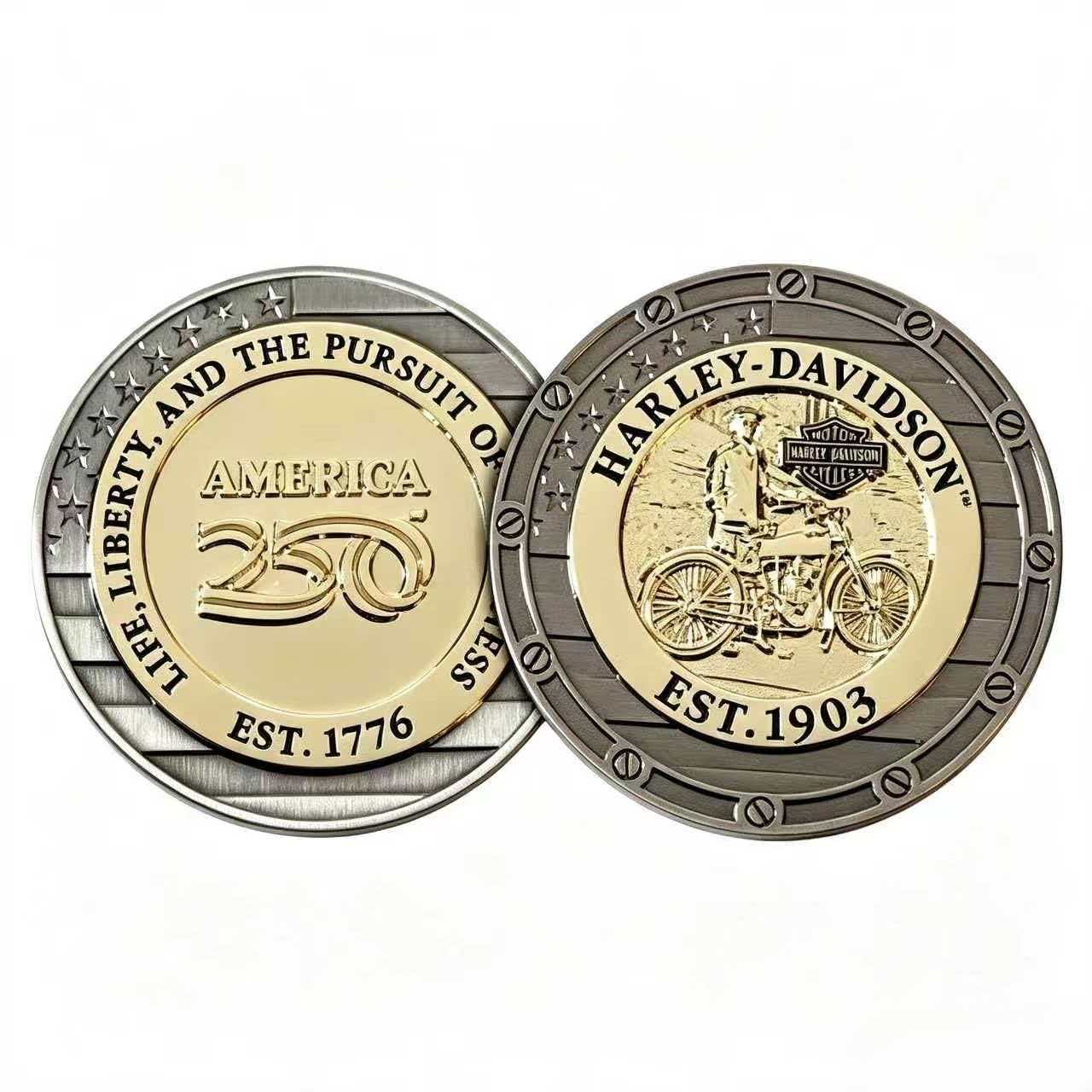 Custom Historical Society Commemorative Coins