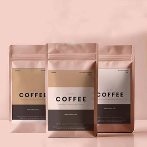Custom Kraft Labels for Coffee Packaging