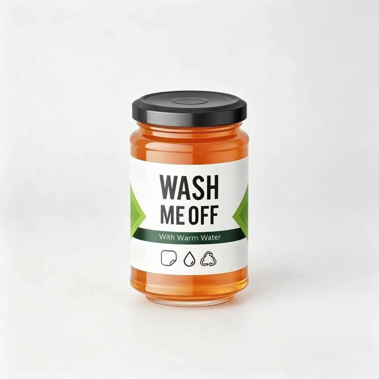  Wash-Off Jar Labels