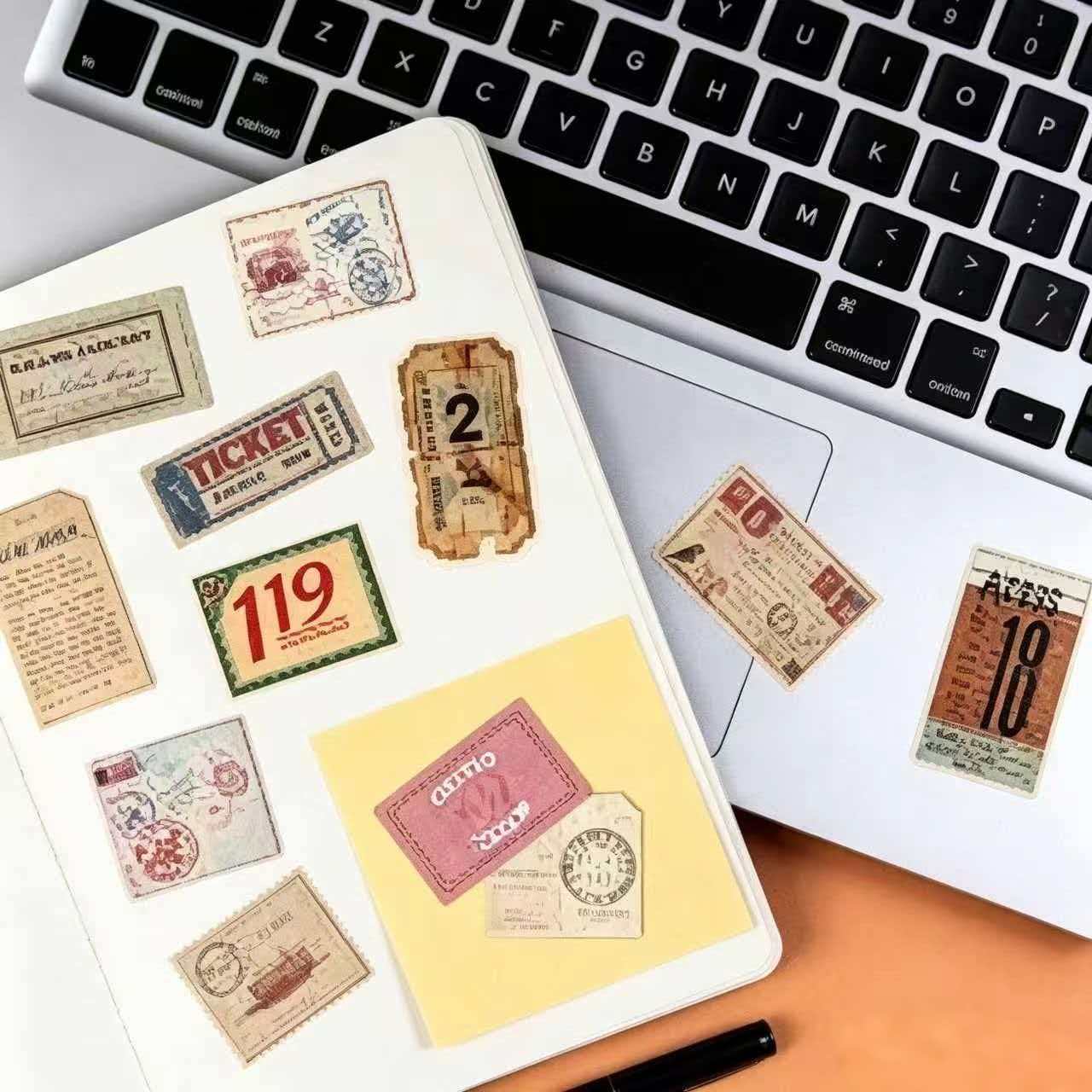 Parchment Distress Labels