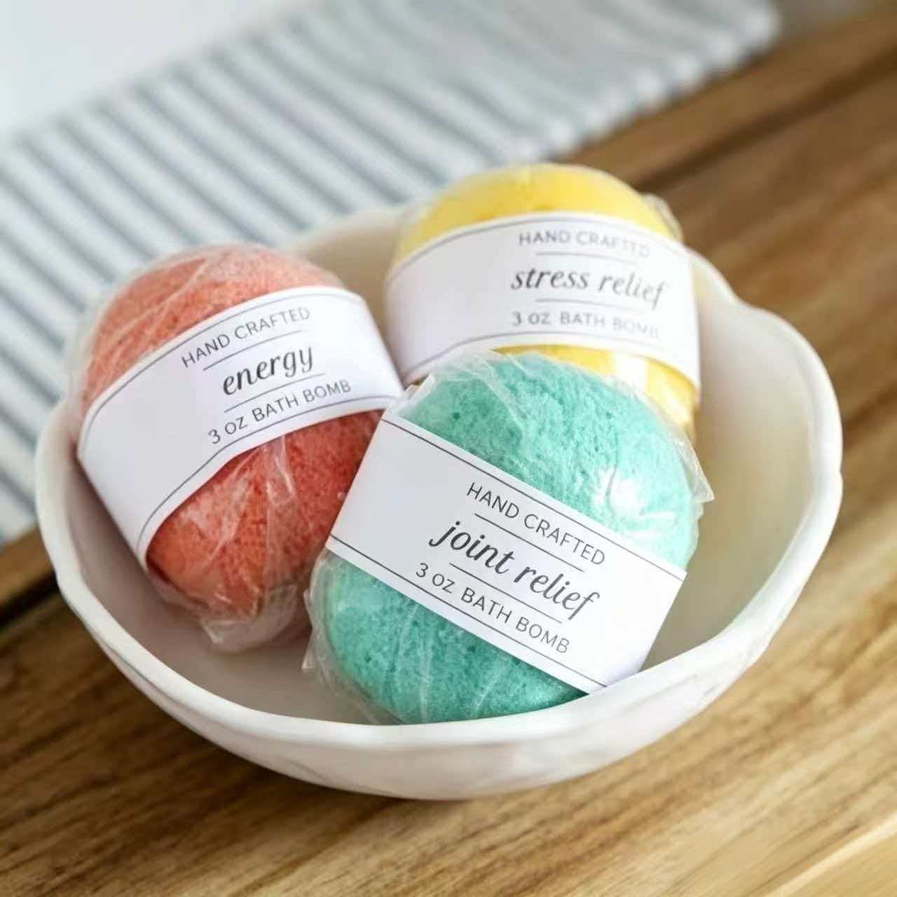 Custom Bath Bomb Labels