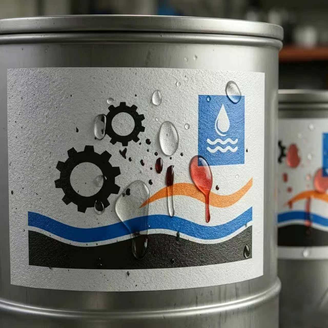 Industrial Lubricant Labels