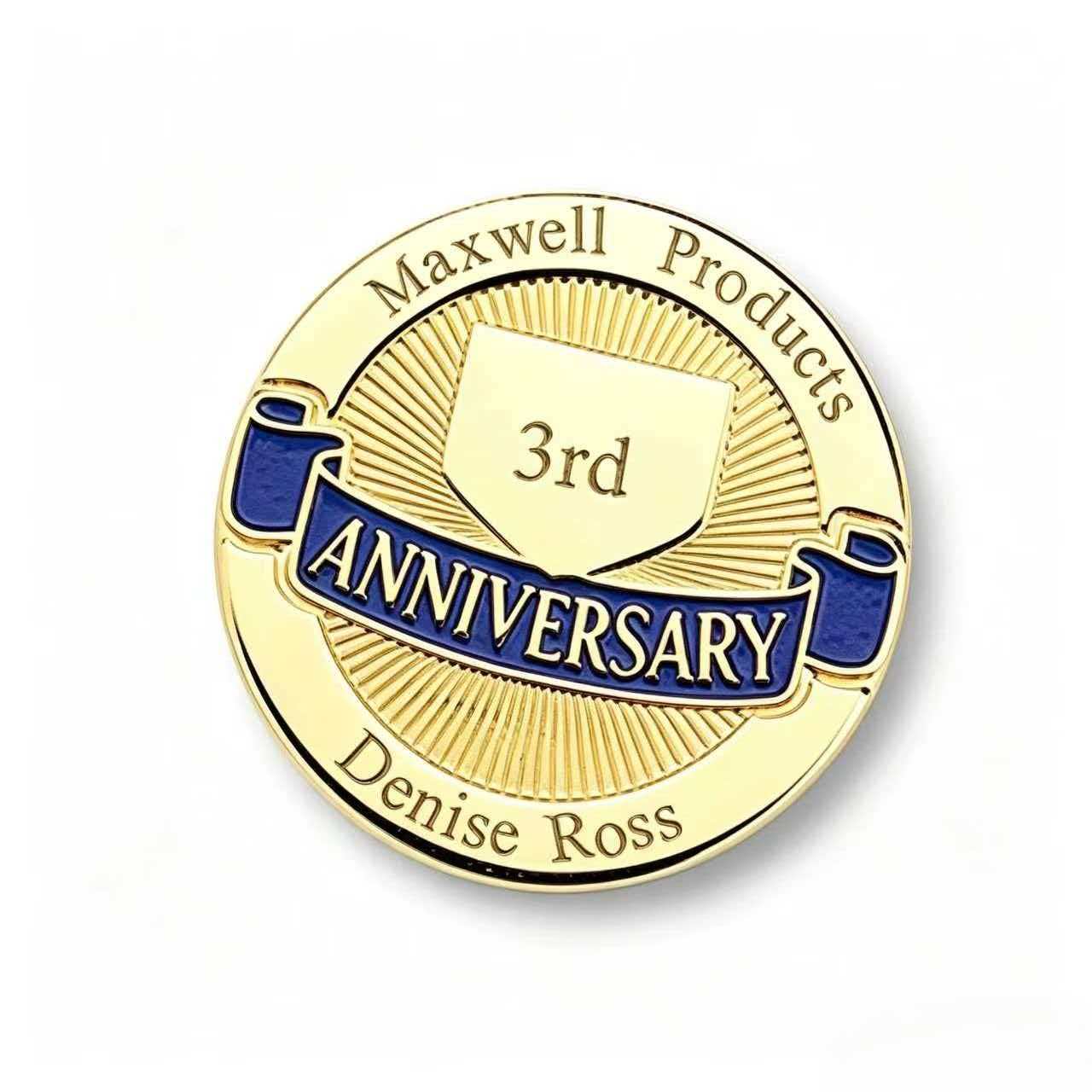 Custom Corporate Anniversary Lapel Pins