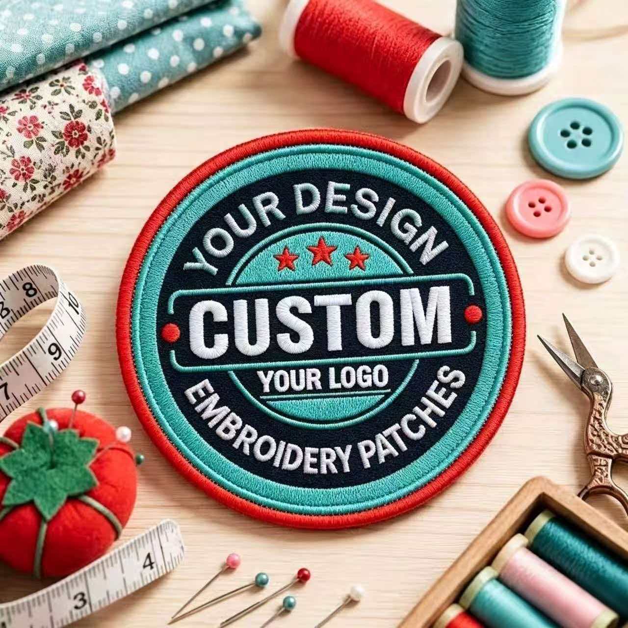 Custom Embroidered Logo Sew On Patches