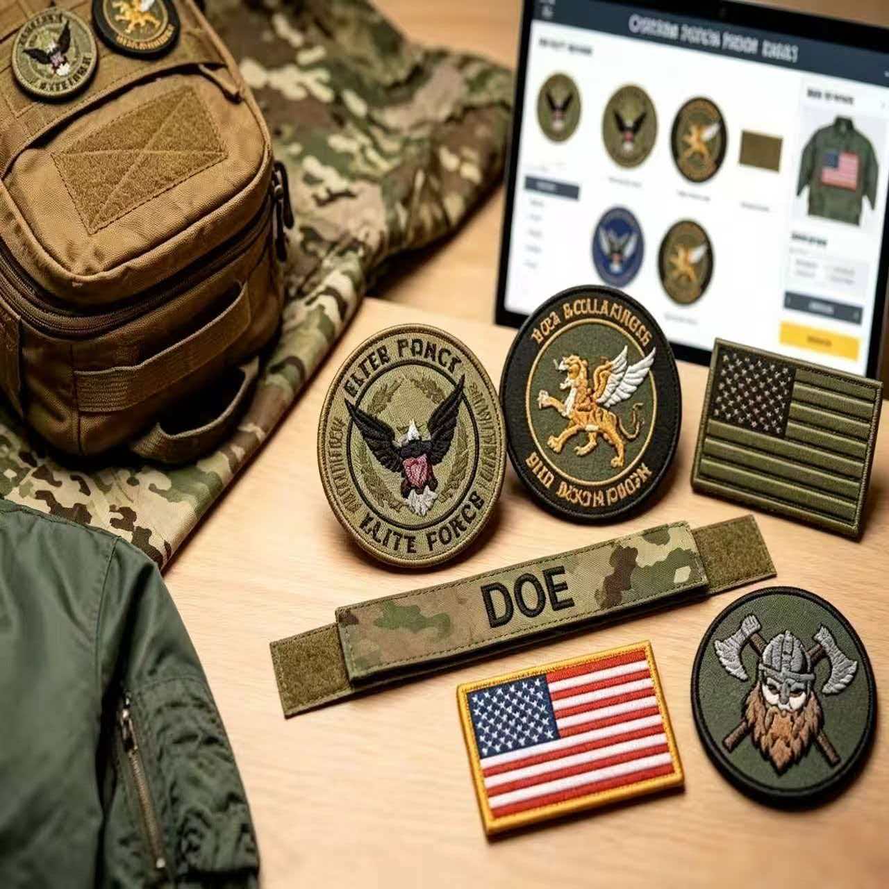 Custom Military Unit Insignia Patches