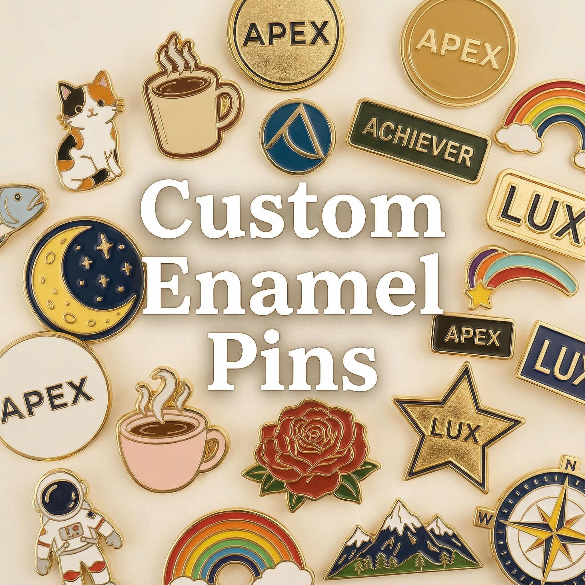 Custom Enamel Pin from Your Design | No Minimum Order | Free Design Service Custom Enamel Pin from Your Design | No Minimum Order | Free Design Service