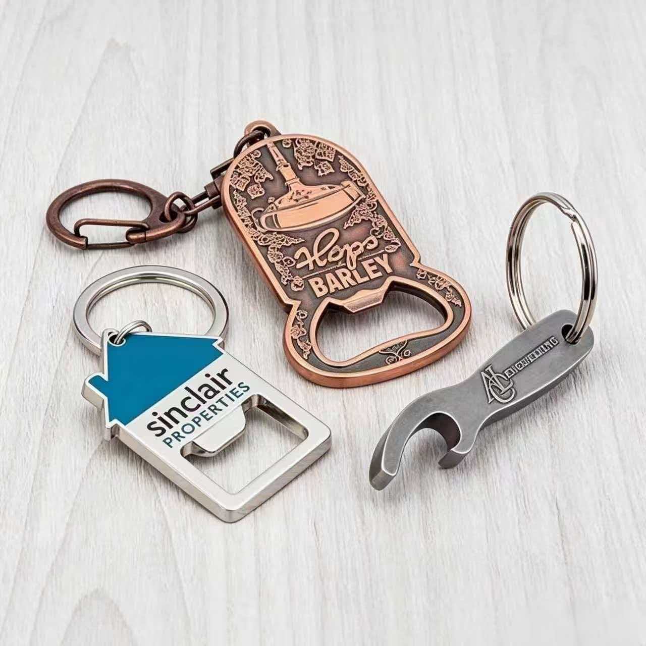 Custom Bottle Opener Keychains