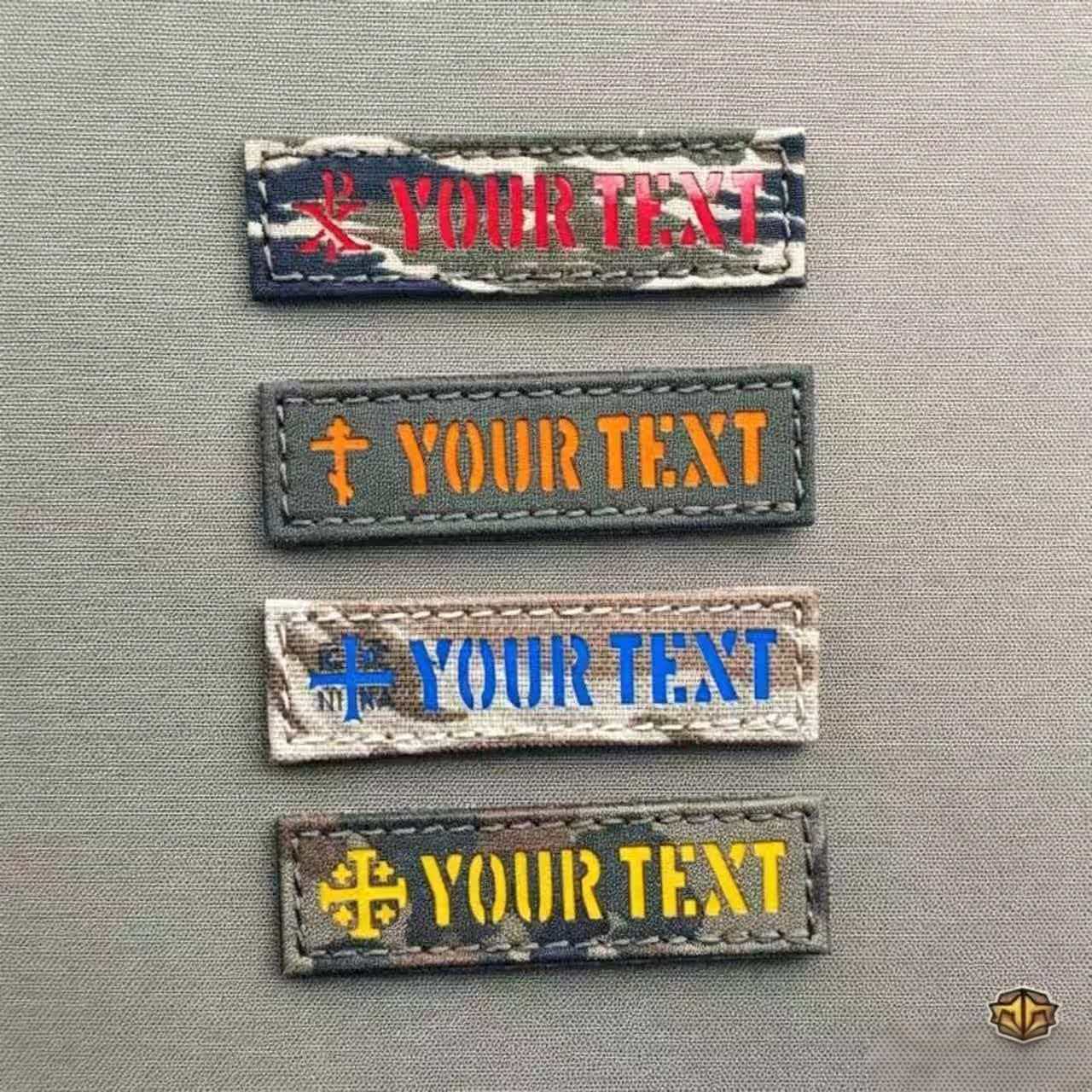 Custom Embroidered Velcro Name Patches