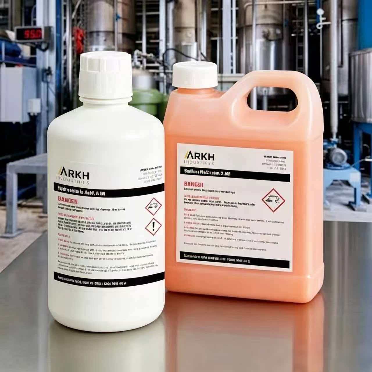 Custom Chemical Container PVC Labels