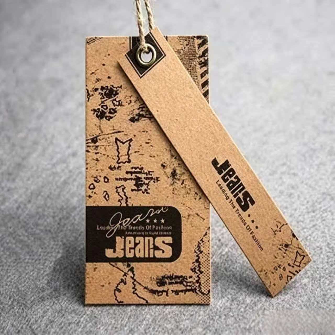 Kraft Hang Labels