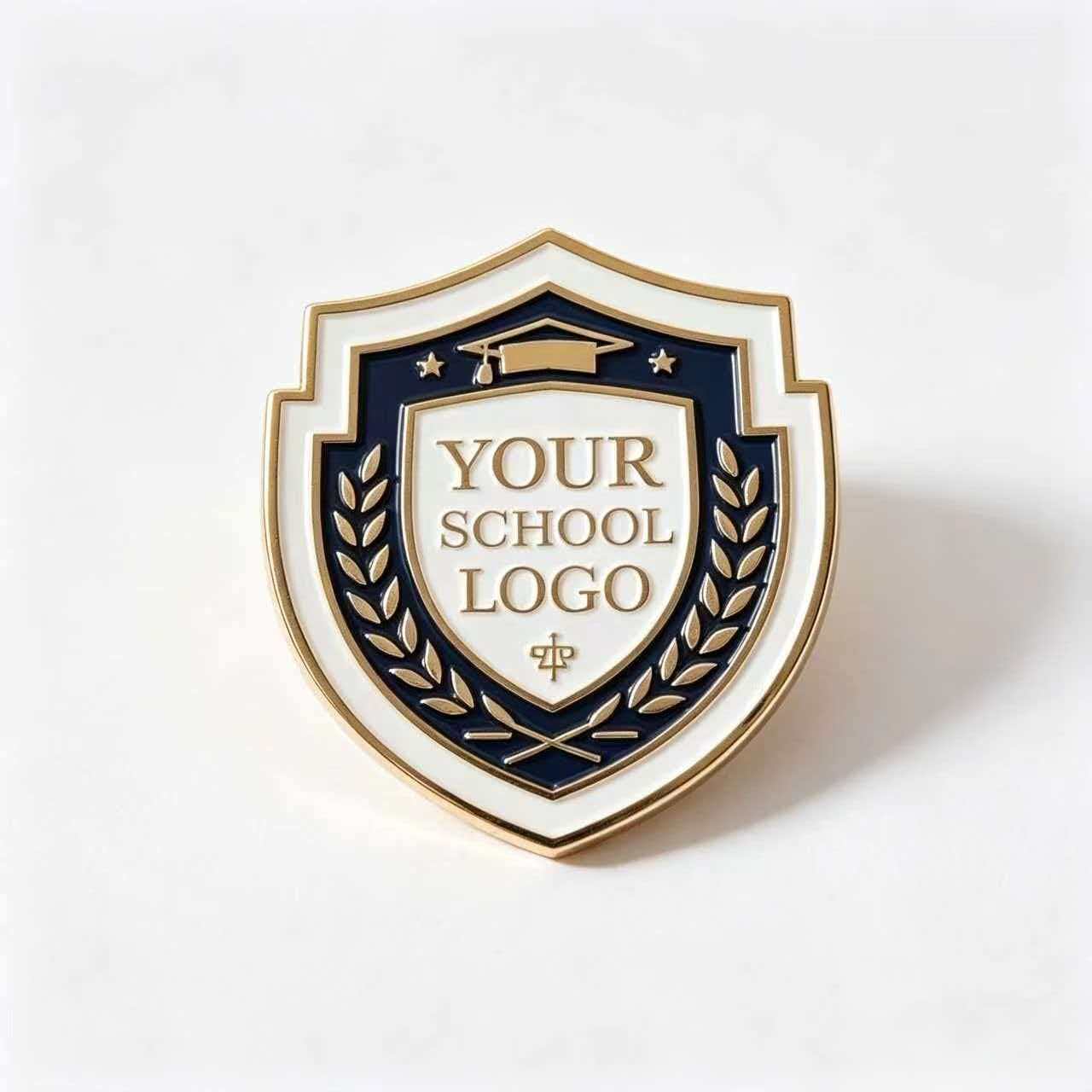 Custom School Logo Lapel Pins