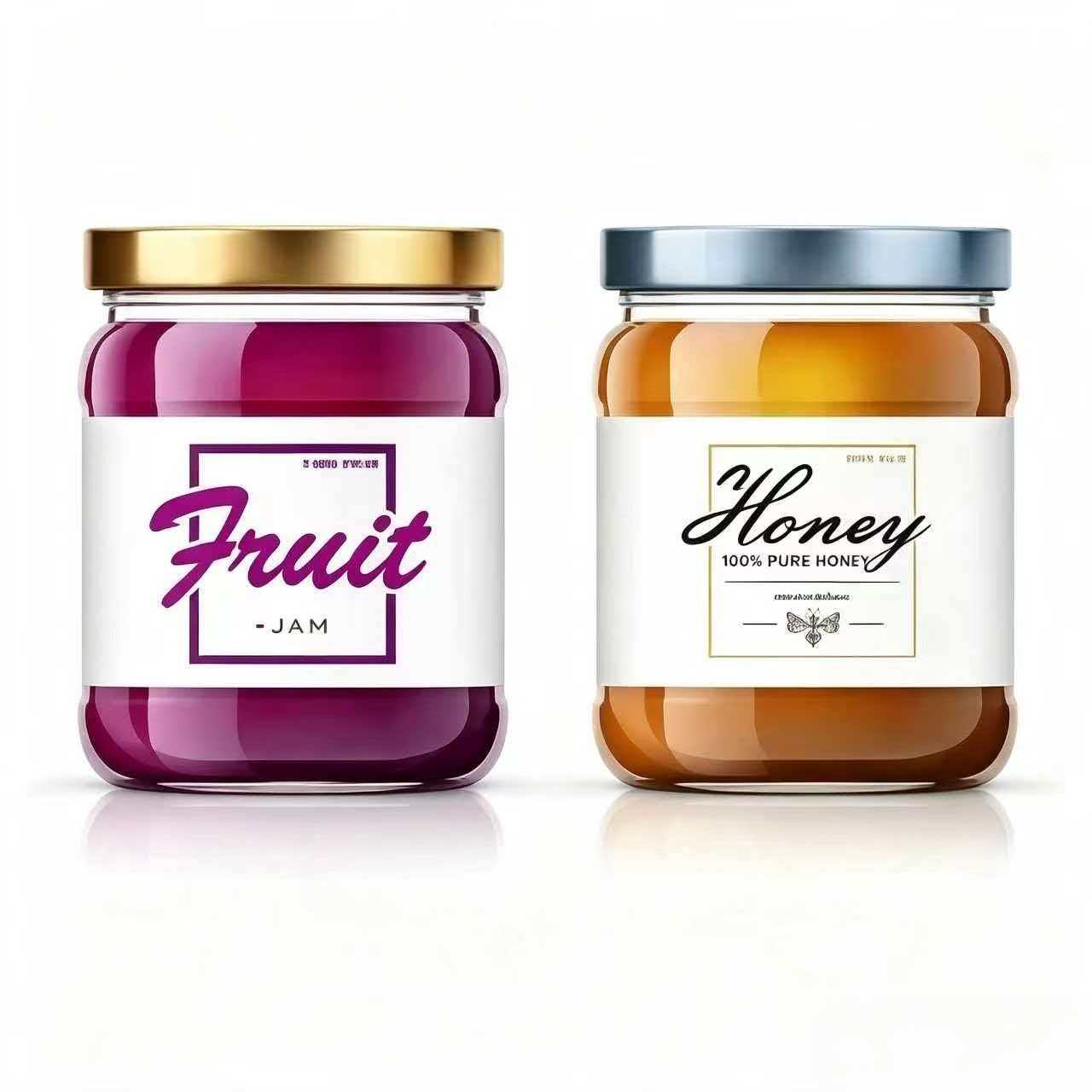 Glossy Cosmetic Product Labels