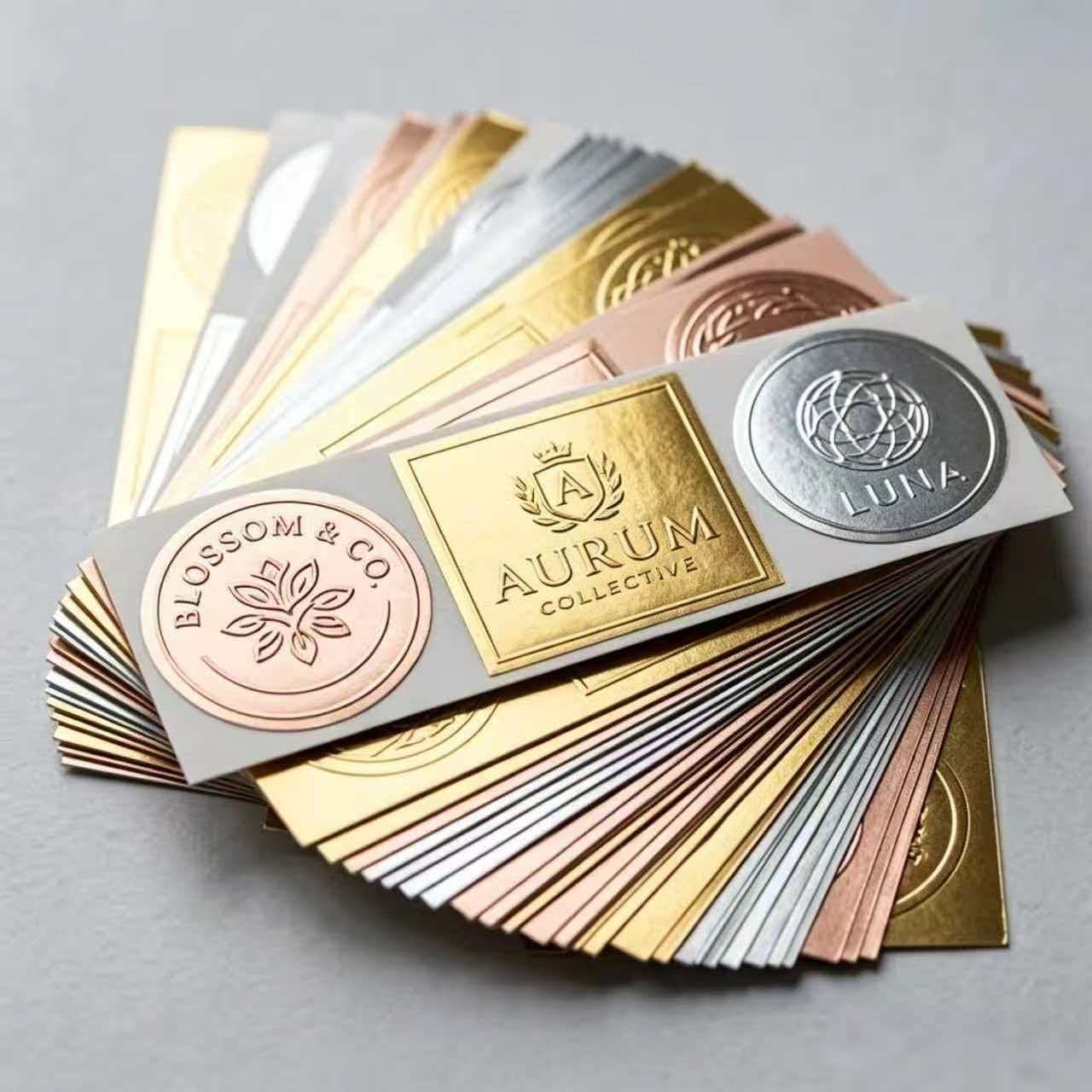 Custom Foil Jewelry Labels