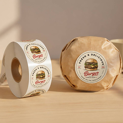 Custom Food Packaging Roll Labels