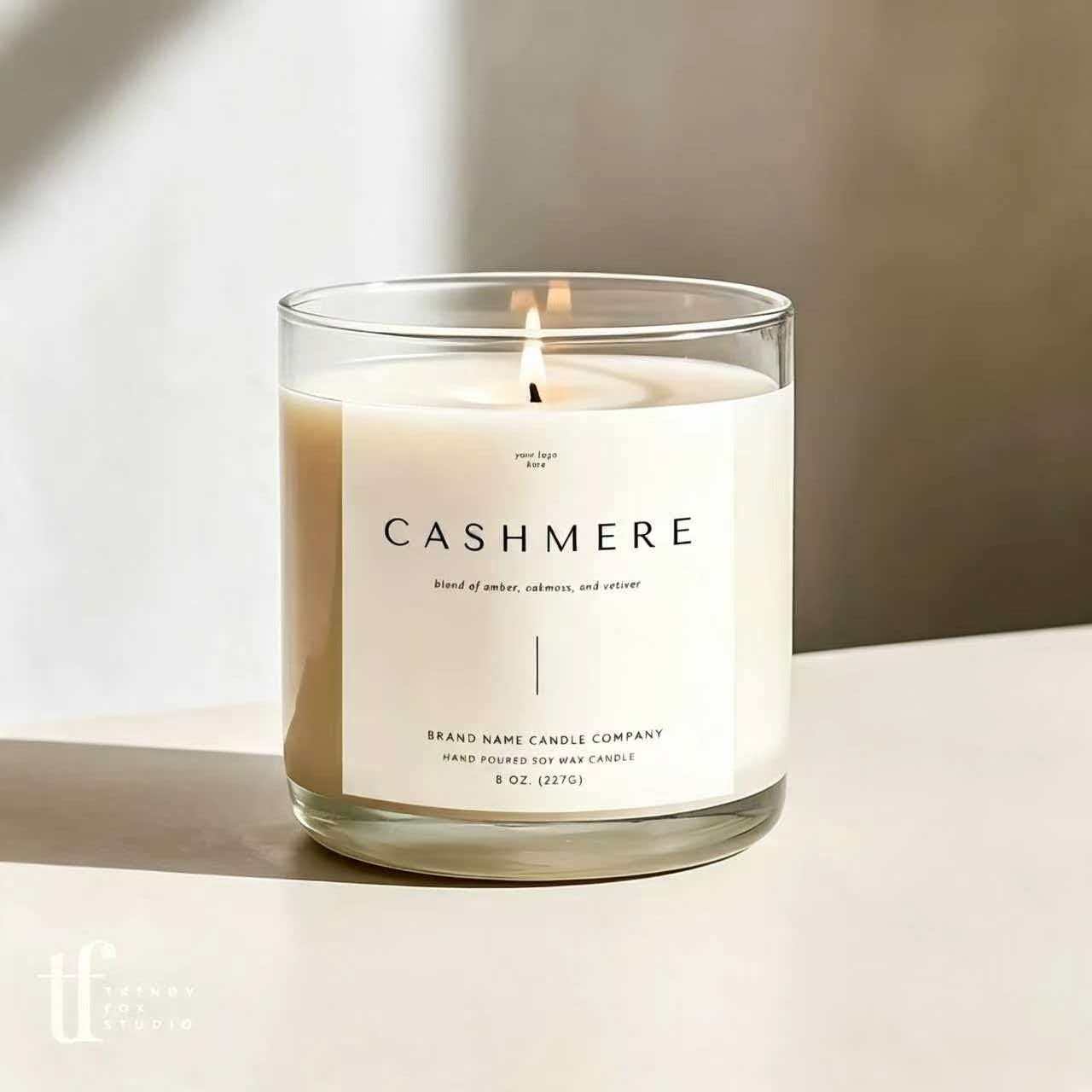 Minimalist Style Candle Labels