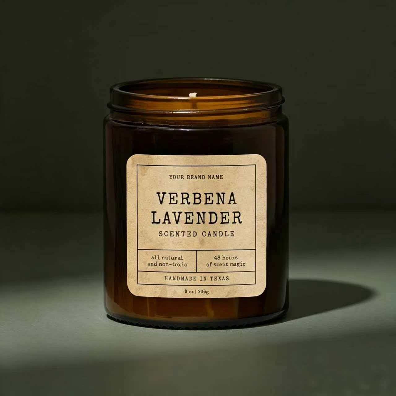 Vintage/Rustic Style Candle Labels