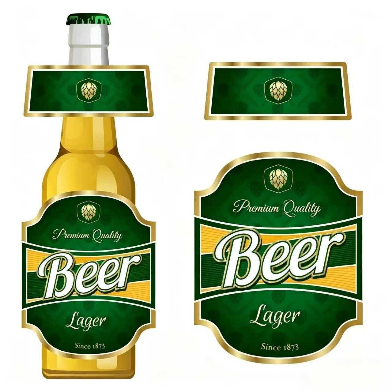 Lager Beer Labels 