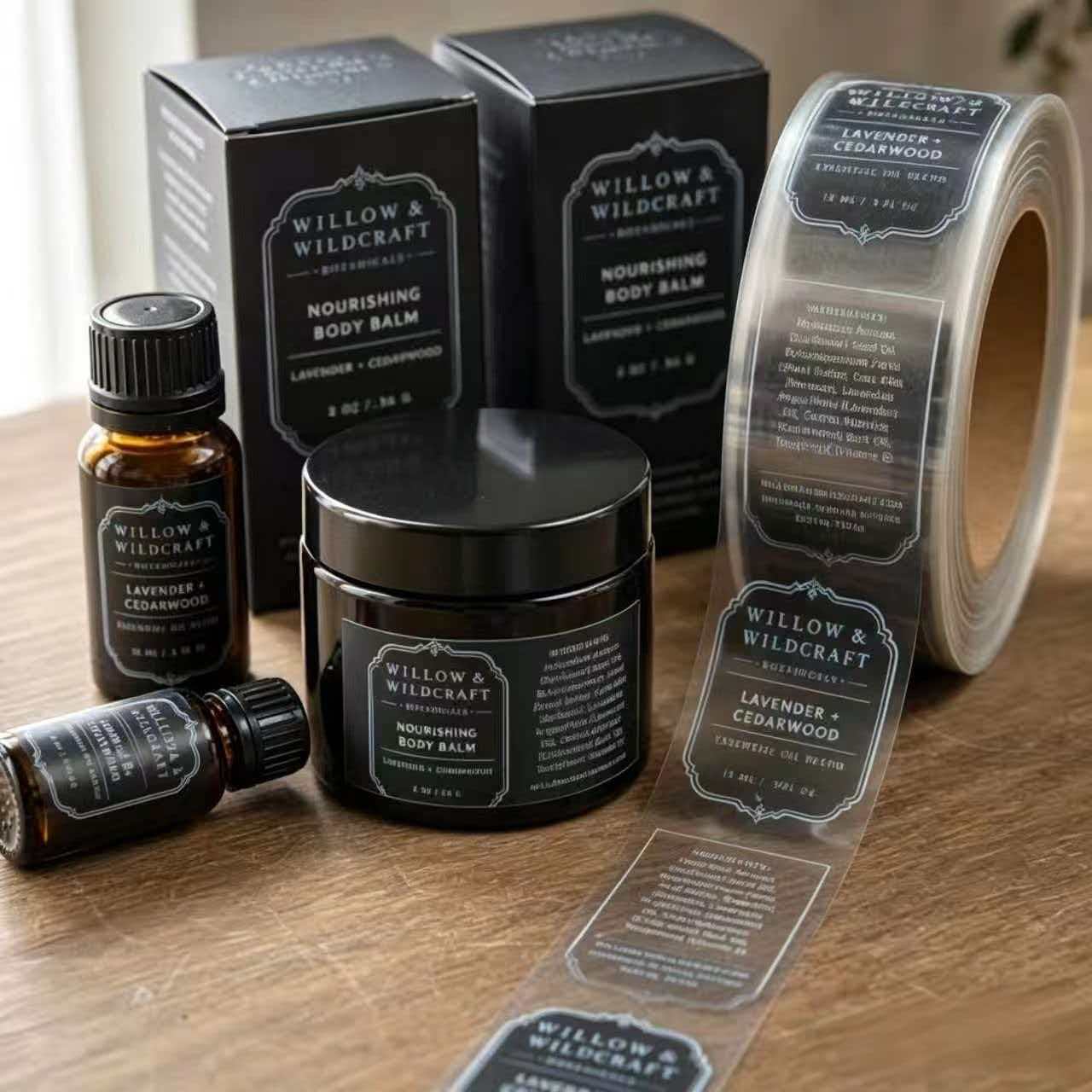 Clear PET Labels