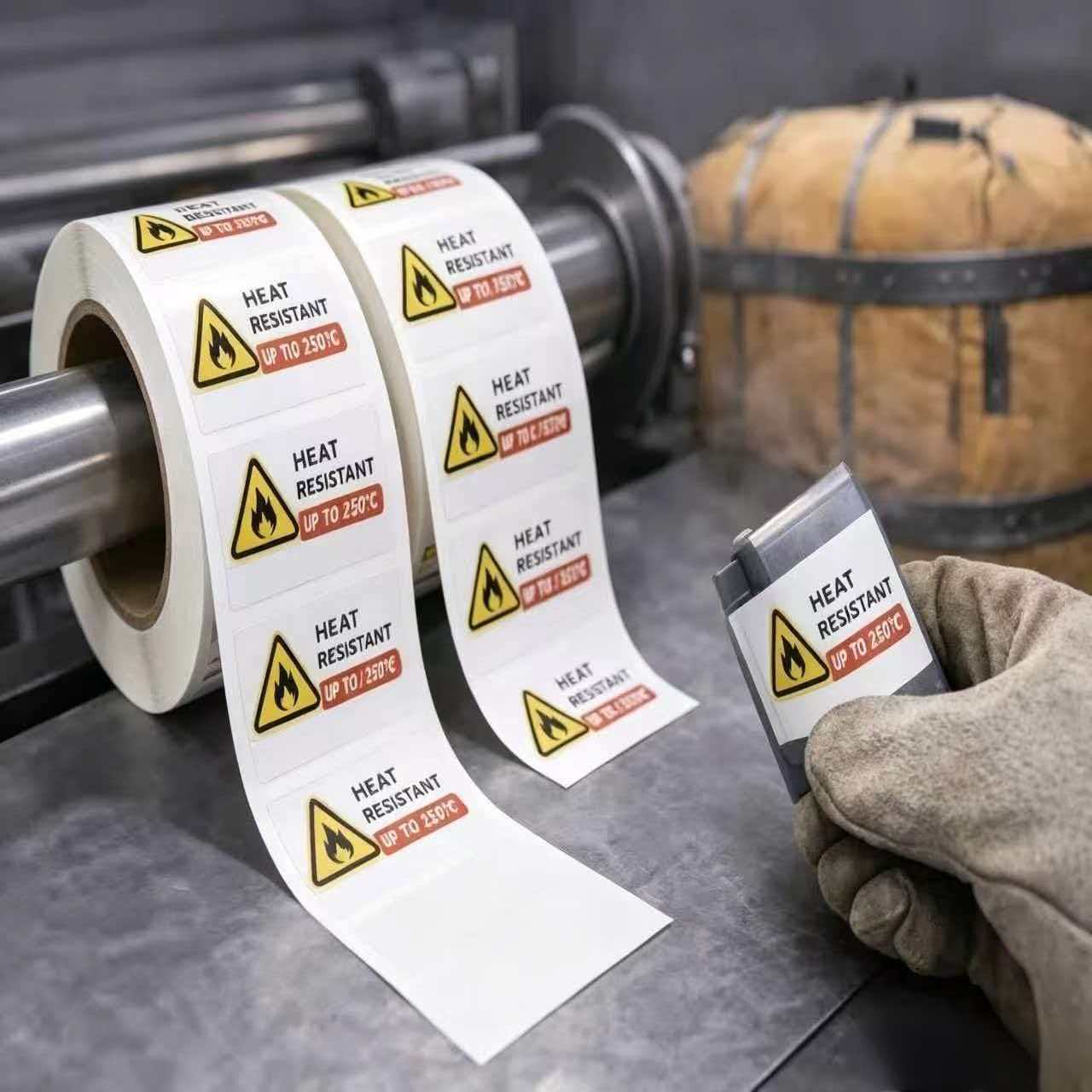 High-Temperature Resistant PET Labels