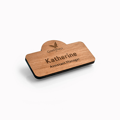 Custom Wooden Badges