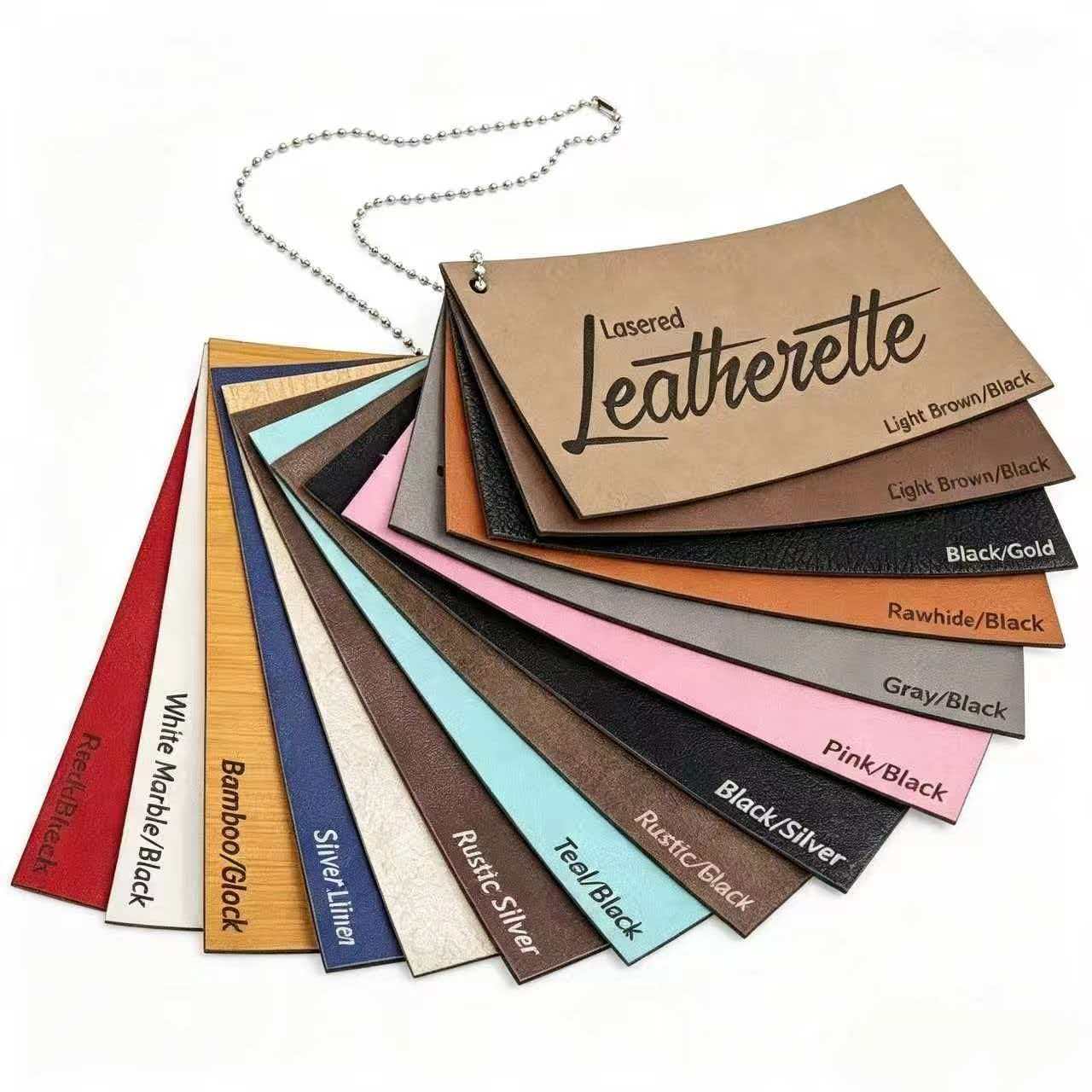 Custom Color-Printed Leather Patches