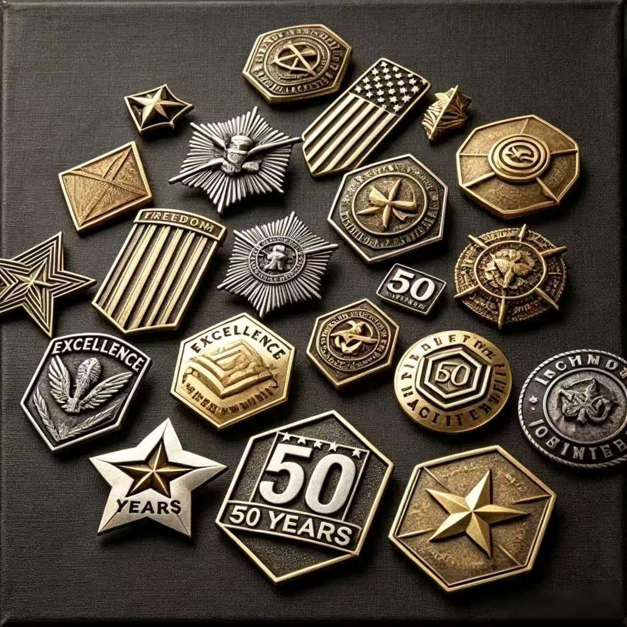 Custom Die-Struck Pins