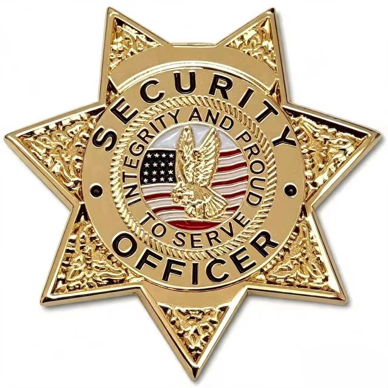 Custom Security Officer Rank Pins