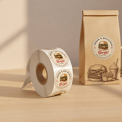 Custom Food Packaging Roll Labels