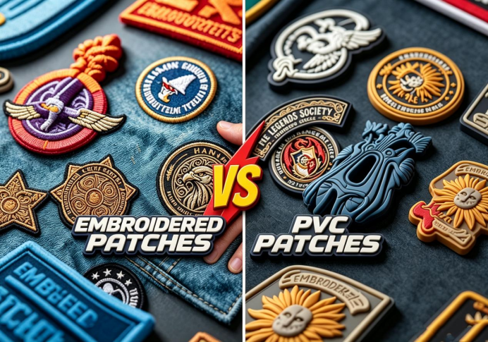 Custom Embroidered Patches and PVC Patches Custom Embroidered Patches and PVC Patches